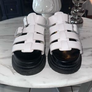 NOBO White Platform Sandals